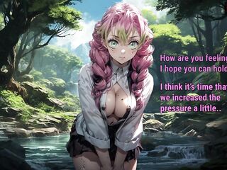 Hashira Demon Slayer Jerk Off Game With Mitsuri and Shinobu - AI Made