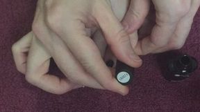 TOE POLISH PAINT LEFT BLACK GEL