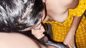 indian college girl give blowjob to stranger when going home at night