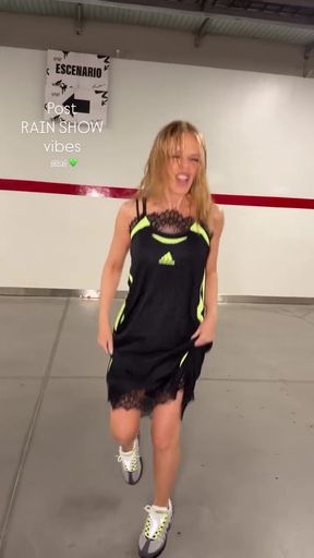 Kylie Minogue's dancing GF gets wild on stage