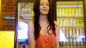 This nasty bartender is also a nasty webcam performer