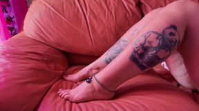 Tease You with My Sexy Feet and Legs