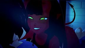 Meru the Succubus OVA Part 1: 3D 2D Hentai Animations, Big Ass&#x1F351;, Juicy Tits, Night Fun, Sex With the Boy