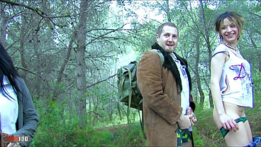 Punk teen deeply fucked by old man and pee