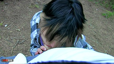 Punk teen deeply fucked by old man and pee