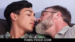 Handsome Stepdad Showing His Sensual Boy How To Seduce