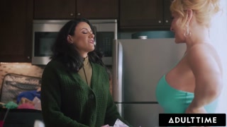 ADULT TIME - Slutty MILFs Penny Barber &amp; Ryan Keely Have GROUP SEX WITH STEPSONS To Celebrate BDAY!