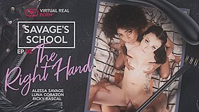 Savage’s School: The Right Hand – 02 - Alessa Savage And Luna Corazon