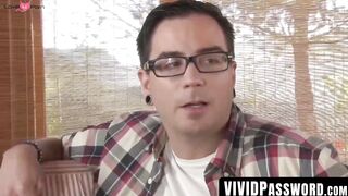 VividPassword.com - Allison Moore's tits out in a naughty stepbrother seduction