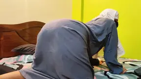 Malaysian Hijab Girl with Brother-in-law Fucked Very Hard in Doggystyle
