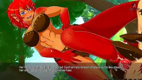 Ebony Goddess Embraces Forbidden Foot Lust in Hot Anime Beast Encounter