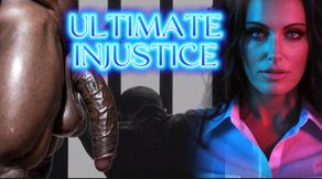 THE ULTIMATE INJUSTICE: Warden Mistress Raven Informs An Innocent Man Of His Bleak Future In Prison.