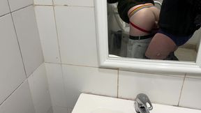 picked up a straight student and fucked him in public toilet [4k]