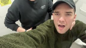 picked up a straight student and fucked him in public toilet [4k]