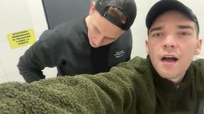 picked up a straight student and fucked him in public toilet [4k]