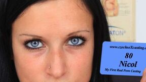 Nicol's first porn casting