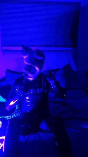 UV Latex Pup Drone Session