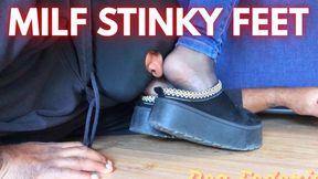MILF UGG TAZZ FOOT SMELLING