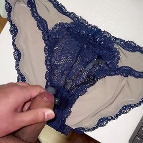 Cumming on my stepmom&#039;s panties