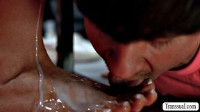 Must Watch Threesome anal in the gym