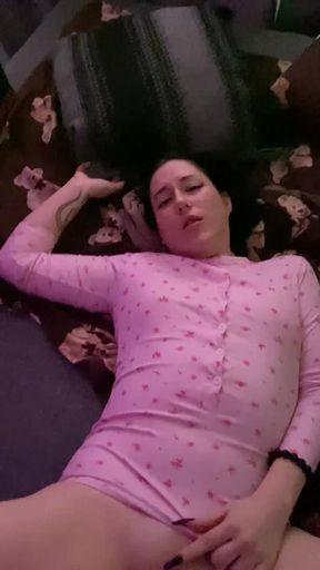 The slut decided to try cheating on her husband