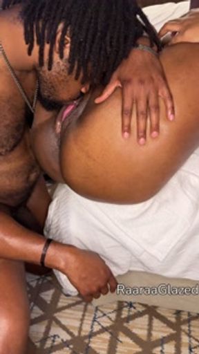 My Mouth And Fingers Worshiping Her Fat Pussy