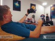 💦💦 Double Cumshot First Time Using Electronic Fuck Machine | PART TWO 😮‍💨