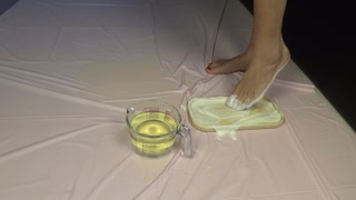 Golden shower. Foot fetish and food games. Drink and lick everything