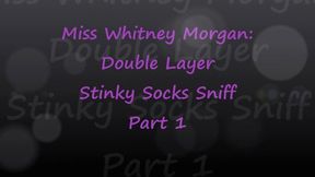 Miss Whitney Morgan: Double Layer Stinky Sock Sniff Pt1