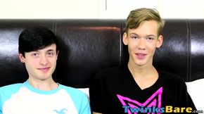 Skinny homos take turns fucking each other raw and hardcore