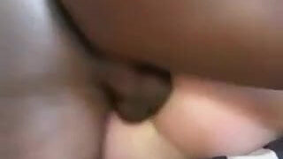 Rough assfuck for blonde British whore