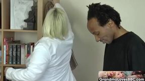 GILF physician Lacey Starr examines my cock before giving it a nasty bj