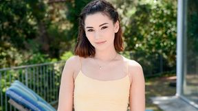 Aria Lee's pool smut by TeamSkeet