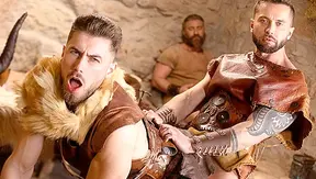 Tyler Berg Craig Marks as Norse Warriors — Raw Gay Lust Live on Camera –