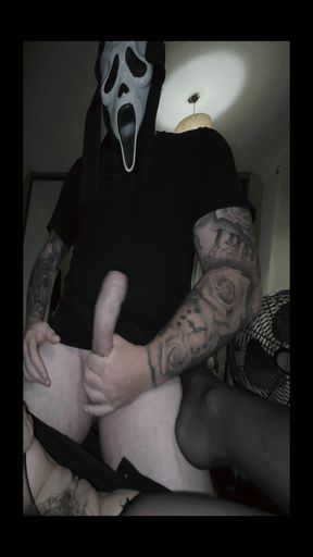 Ghostface had other ideas for hot step mom