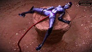 Widowmaker impregnated by squirting tendrils