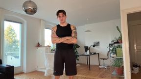 Let my sweaty muscle wreck your submission