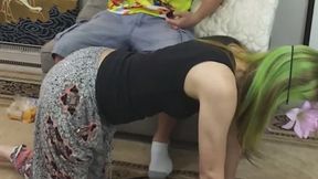 Human Furniture in Slow Motion