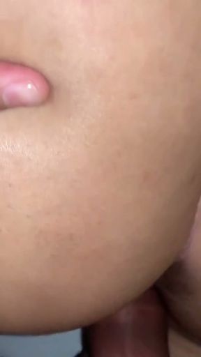 I surprise my STEPSISTER in my bed I can't resist and I CUM on her FAT ASS   Clip 1