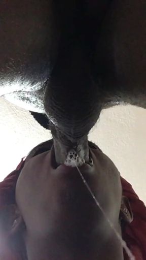 No Hands Sloppy BBC Facefuck Loud Moaning Groaning Cumshot