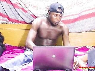 Excited African BBW SEX ADDICTED girlfriend desire sex same room with my room fellas