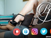 Armpit fetish from my hot married neighbor in high heels