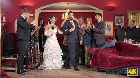 Cheating bride Lola Danger fuck's with a lover right on her wedding