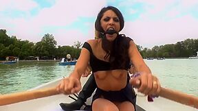 Perky Carolina Dragged Through Crowded Park & Fisted In Dirty Club