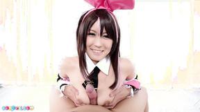 ”Blablabla just put your boobs around that prick slutty Iroha Tsubaki”