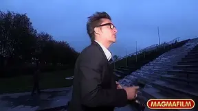 Picking up a natural German teen 18+ at the park