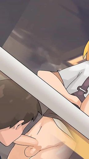 Hazelnut Latte: Male Blows off Female Trans Barista Got His Mouth Filled with Cum