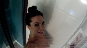 Kirsten Showers With An Underwater Camera