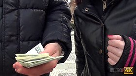 Prague pickup and passionate sex for cash with hot