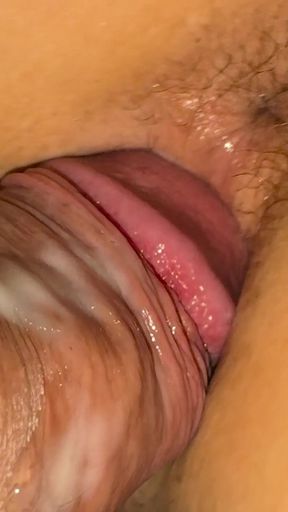 Wont Let Him Pull Out - I Ride Him Until He Fills My Tight 18 Pussy With CUM   Clip 1
